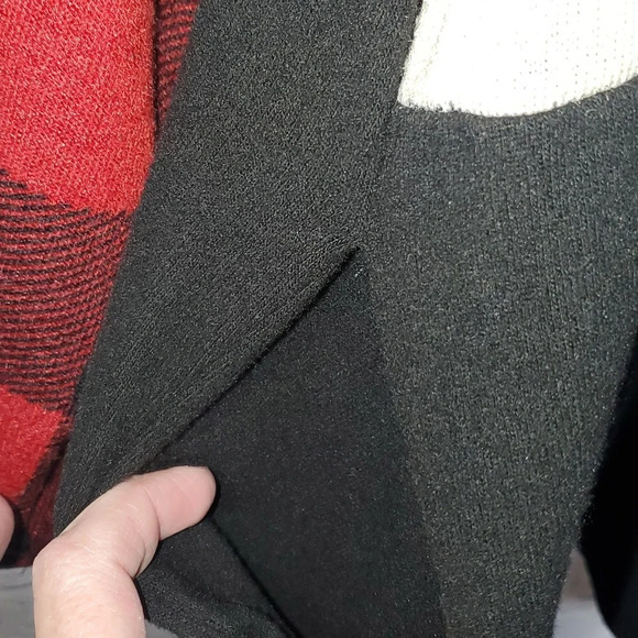 A.gain Multicolor Plaid and Leopard Print Long Duster Cardigan Size 3x - Picture 8 of 9